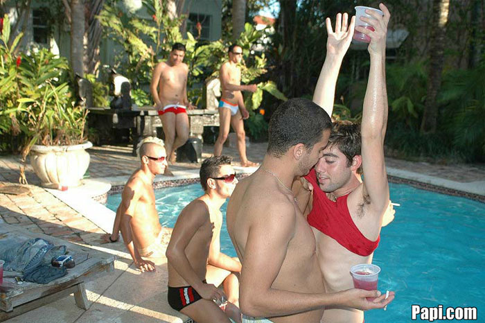 Gay Sex Pool Party